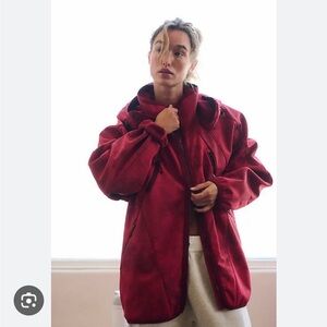 Free people canyon crushin’ Red Jacket size Small water resistant